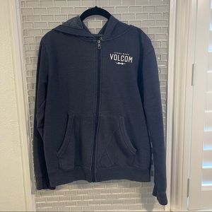 Volcom Navy Zip Hoodie